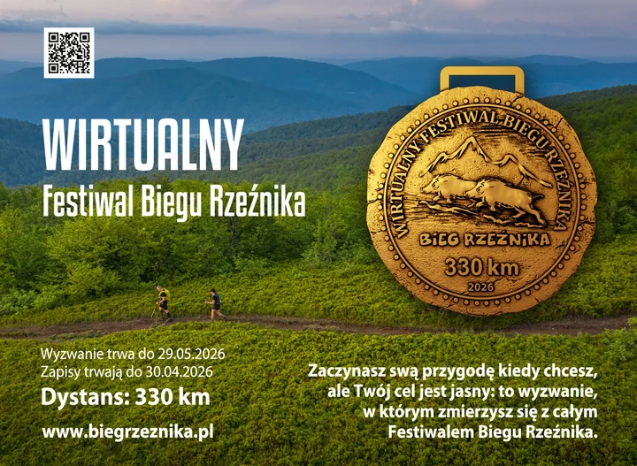 Obraz do artykułu: Bieg Rzeźnika w wersji online spina Polskę. Zapisy trwają do 30.04.2026