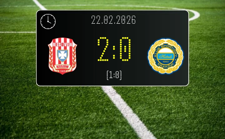[PIŁKA NOŻNA] Resovia Rzeszów – Hutnik Kraków 2:0 – ważne zwycięstwo Resovii w 20. kolejce Betclic 2. liga