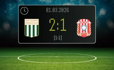 [PIŁKA NOŻNA] Olimpia Grudziądz – Resovia Rzeszów 2:1 w Betclic 2. liga
