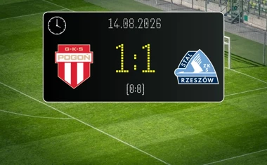 [PIŁKA NOŻNA] Pogoń Grodzisk Mazowiecki – Stal Rzeszów 1:1. Rzeszowianie wyrwali punkt w Betclic 1. lidze