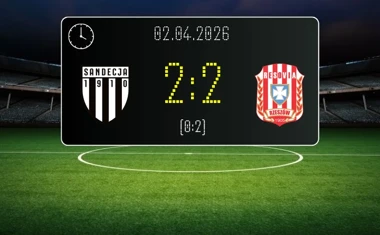 [PIŁKA NOŻNA] Betclic 2. liga – Sandecja Nowy Sącz – Resovia Rzeszów 2:2. Resovia wypuściła 2:0 w samej końcówce