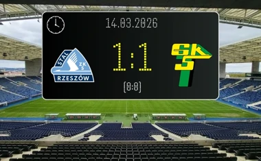 [PIŁKA NOŻNA] Stal Rzeszów – Górnik Łęczna 1:1 – punkt po walce w Betclic 1. lidze