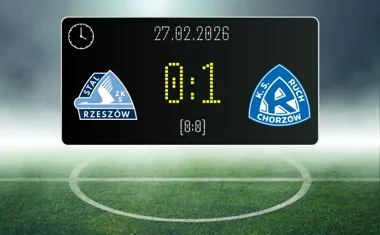 [PIŁKA NOŻNA] Stal Rzeszów – Ruch Chorzów 0:1 – ciężka wygrana dla gości w Betclic 1. lidze