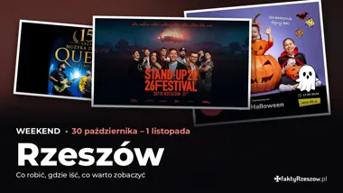 Co robić w weekend w Rzeszowie? Wydarzenia 30 października – 1 listopada – okładka przeglądu weekendowego