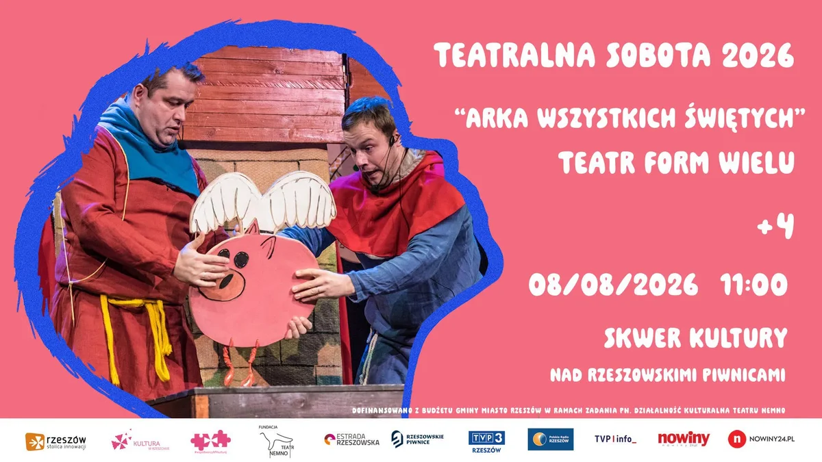Grafika promocyjna wydarzenia Arka Wszystkich Świętych: teatralna sobota