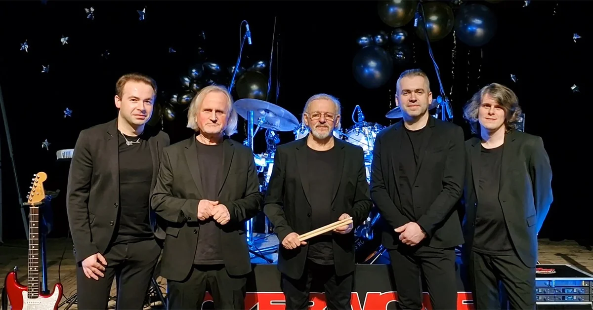 Grafika promocyjna wydarzenia Czerwone Gitary – Diamentowy koncert