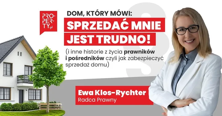 Obrazek przedstawia grafikę promocyjną wydarzenia Szkolenie: Pułapki przy sprzedaży domów — praktyczny przewodnik dla pośredników i sprzedających