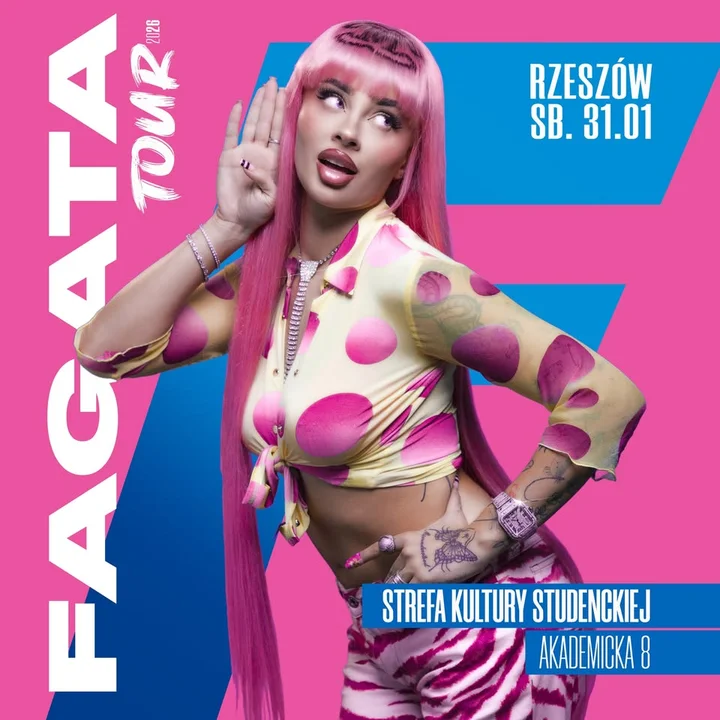 Grafika promocyjna wydarzenia FAGATA | Rzeszów — koncert 31 stycznia 2026