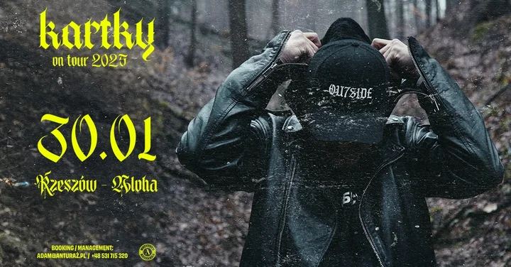 Grafika promocyjna wydarzenia KARTKY RZESZÓW | 30 stycznia — koncert w ALOHA