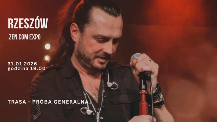 Grafika promocyjna wydarzenia Koncert Piotr Cugowski — Rzeszów, 31 stycznia 2026