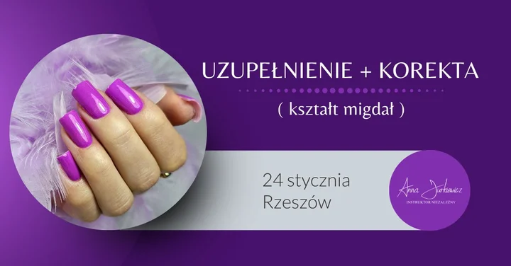 Grafika promocyjna wydarzenia Kurs „UZUPEŁNIENIE + KOREKTA” — Rzeszów