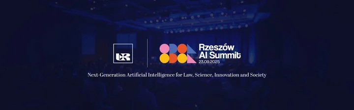 Obrazek przedstawia grafikę promocyjną wydarzenia Międzynarodowa konferencja o sztucznej inteligencji w Rzeszowie