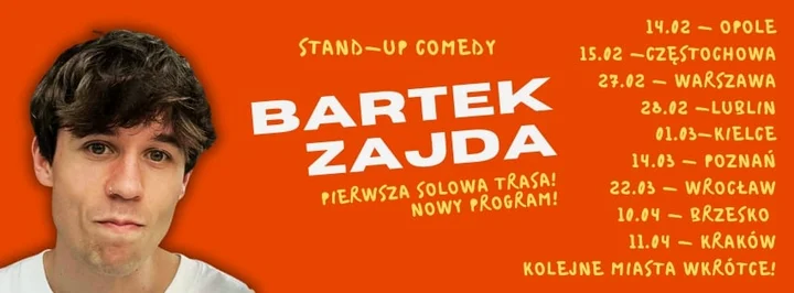 Grafika promocyjna wydarzenia RZESZÓW: BARTEK ZAJDA STAND UP