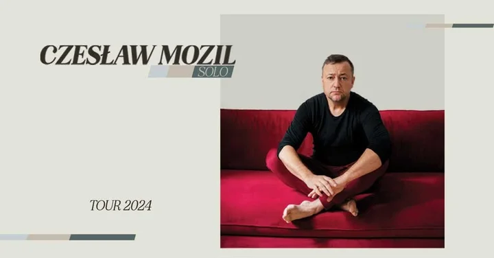Grafika promocyjna wydarzenia Czesław Mozil Solo — koncert w Rzeszowie, 19 marca 2026