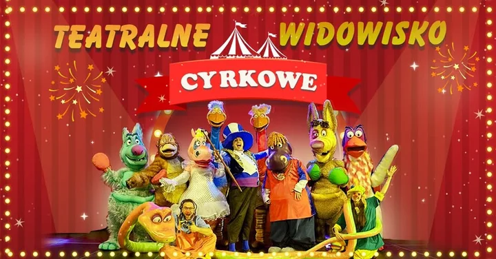 Grafika promocyjna wydarzenia Bambolino — teatralne widowisko cyrkowe w Rzeszowie