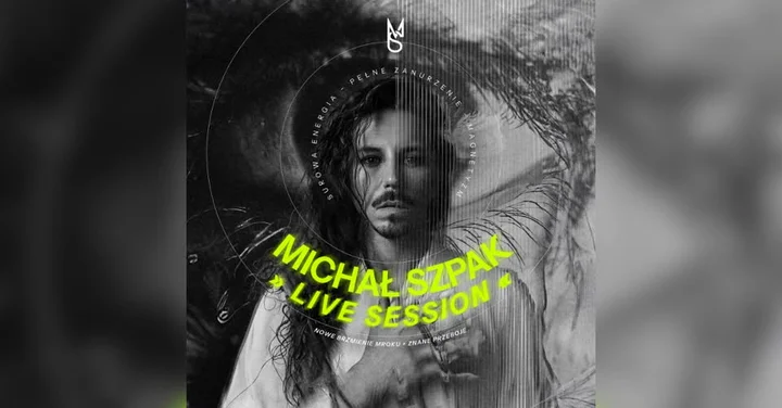 Grafika promocyjna wydarzenia Michał Szpak Live Session — koncert w Rzeszowie