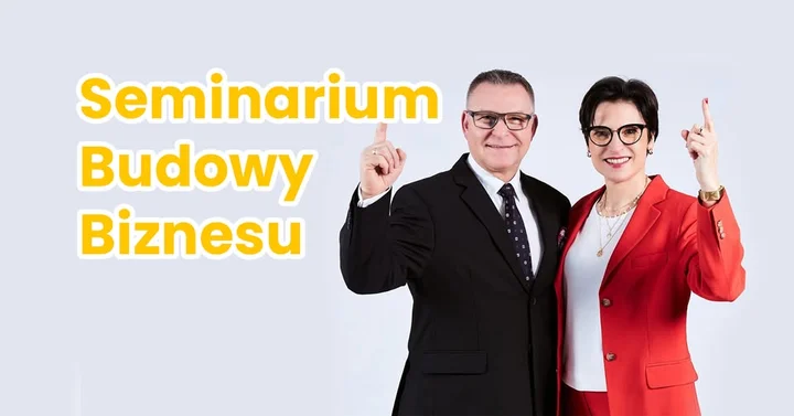 Grafika promocyjna wydarzenia Seminarium Budowy Biznesu Rzeszów — praktyczne szkolenie dla liderów marketingu sieciowego