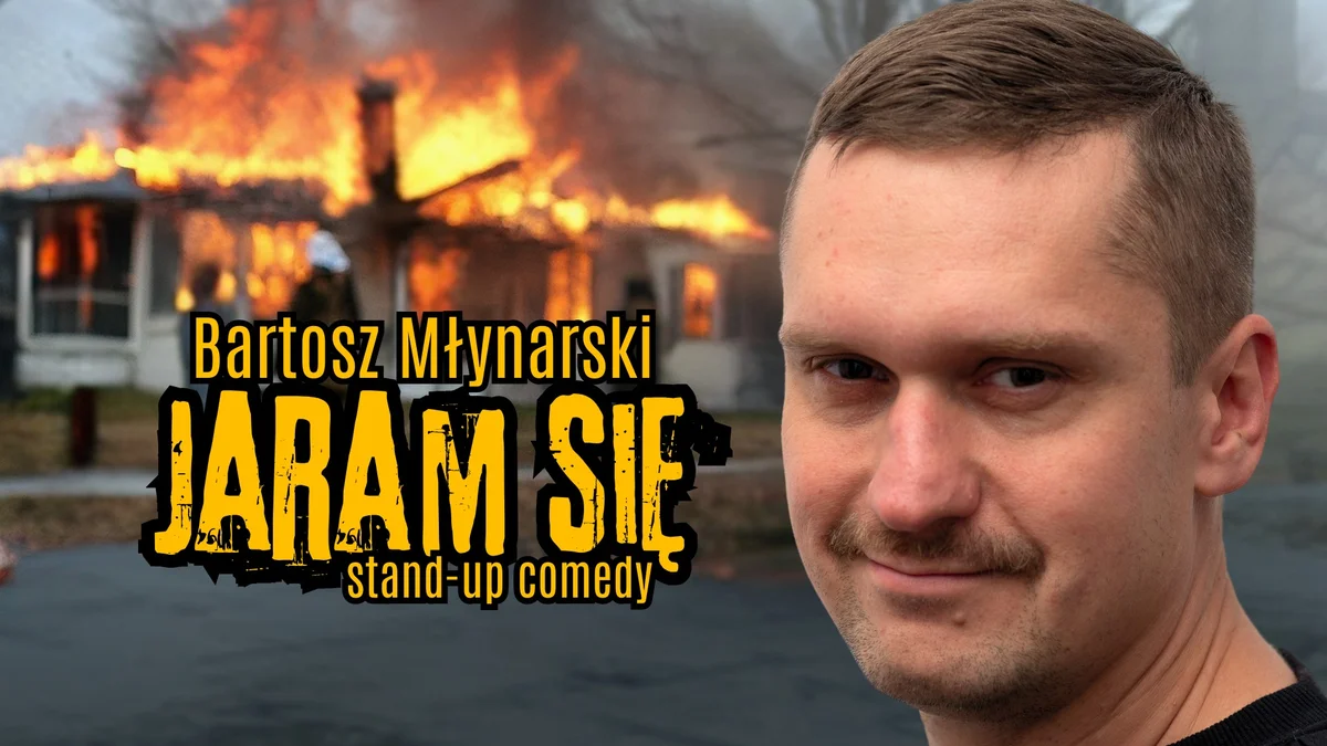 Grafika promocyjna wydarzenia Stand-up: Bartosz Młynarski „Jaram się” w Rzeszowie