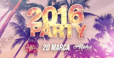 Grafika promocyjna wydarzenia 2016 Party Rzeszów — powrót hitów z 2016 na parkiet