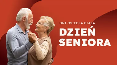 Grafika promocyjna wydarzenia Dzień Seniora w ramach Dni Osiedla Biała