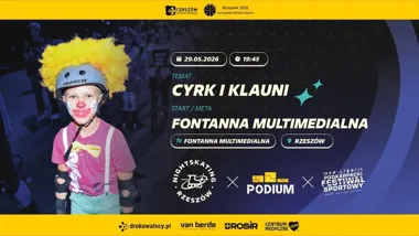 Grafika promocyjna wydarzenia Nightskating Rzeszów wraca na ulice. Nocny przejazd na rolkach otworzy Podkarpacki Festiwal Sportowy