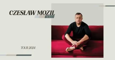 Grafika promocyjna wydarzenia Czesław Mozil Solo — koncert w Rzeszowie, 19 marca 2026