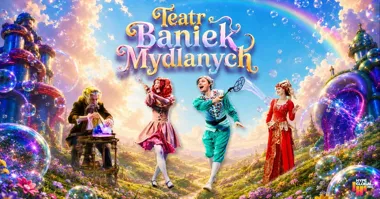 Grafika promocyjna wydarzenia Teatr Baniek Mydlanych – Tajemnica Bańki Szczęścia