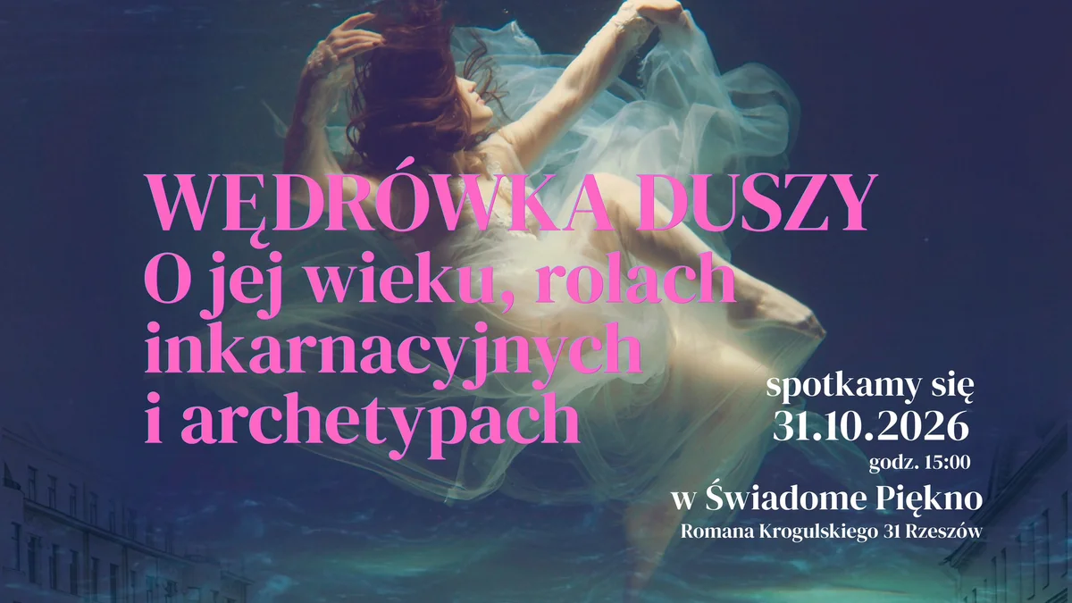 Grafika promocyjna wydarzenia Wędrówka duszy: wiek i archetypy