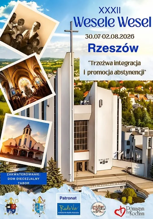 Grafika promocyjna wydarzenia XXXII Wesele Wesel Rzeszów 2026 – dzień pierwszy