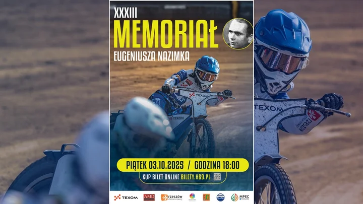 Obrazek przedstawia grafikę promocyjną wydarzenia Memoriał Eugeniusza Nazimka — biletowanie i informacje praktyczne