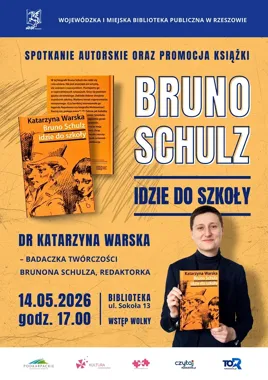 Schulz wraca do szkolnej ławki - w Rzeszowie będzie o nowej książce