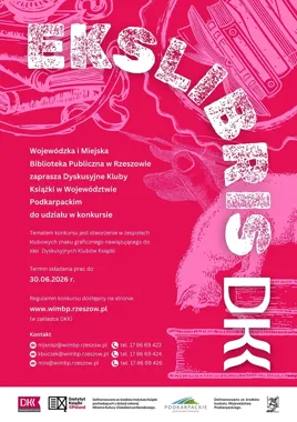 Ekslibris DKK - zaprojektuj znak klubowej tożsamości i pokaż, że książki łączą Podkarpacie