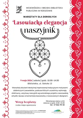 Lasowiacki naszyjnik w nowej odsłonie - w Rzeszowie ruszają warsztaty