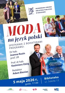 Rzeszów zagląda do polszczyzny od kuchni - spotkanie z twórcami programu