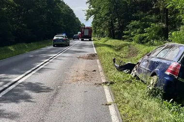 Tragiczne zderzenie w Jeżowem - nie żyje rowerzysta