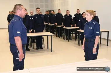 48 policjantów rozpoczęło szkolenie w Rzeszowie. Czeka ich egzamin