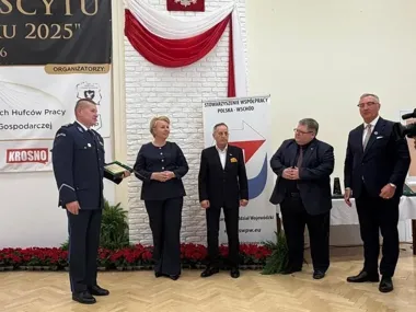 Policjant z Krosna wyróżniony w Iwoniczu - kapituła doceniła służbę