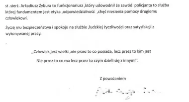 List z osiedla 1000-lecia pokazał, jak ważny jest dzielnicowy