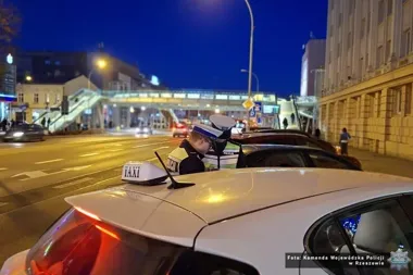 Taksówki na aplikacjach pod lupą w Rzeszowie - 47 pojazdów, 8 wykroczeń