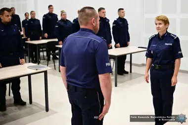 Awans na aspiranta coraz bliżej - 48 policjantów zaczęło szkolenie w Rzeszowie