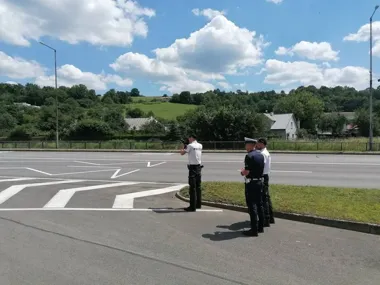 Słowacka policjantka w polskim radiowozie - tak patrolowano granicę