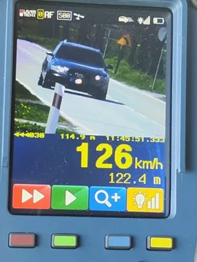 126 km/h na limicie 50 - kierowca z powiatu lubaczowskiego stracił prawo jazdy