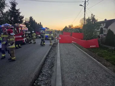 Manewr wyprzedzania skończył się śmiercią motocyklisty w Woli Niżnej