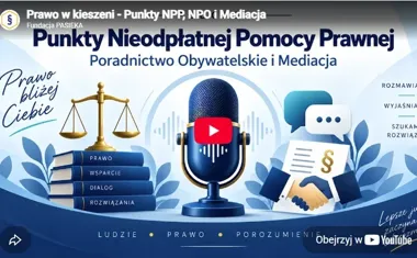 Problem prawny? Podcast wyjaśnia, gdzie znaleźć bezpłatną pomoc