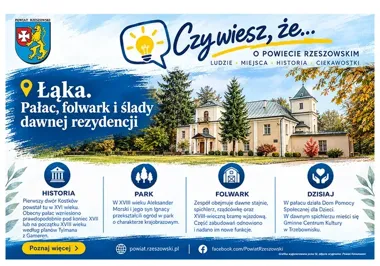 Zespół pałacowo-folwarczny w Łące. Zabytkowe budynki dostały nowe role