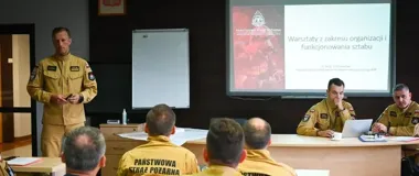 Strażacy szkolili sztaby do długotrwałych akcji. Piąta edycja w Nisku